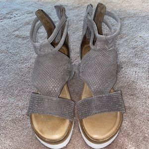 Cute trendy platform sandals